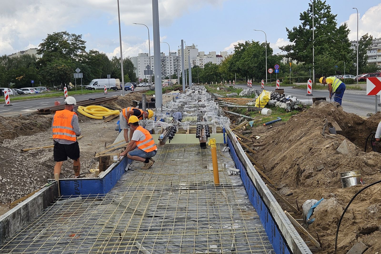 Modernizacja torowiska tramwajowego w Toruniu