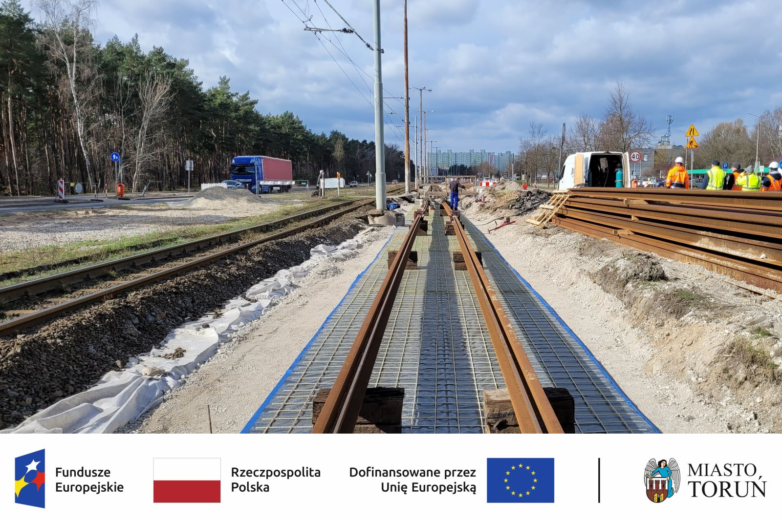 Modernizacja torowiska tramwajowego - nowe szyny