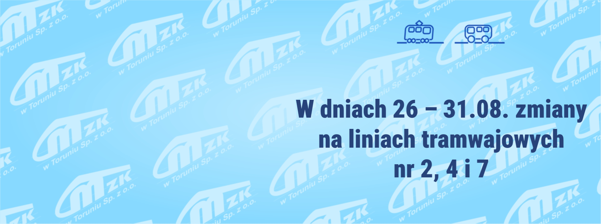 Komunikat dla pasażerów - grafika