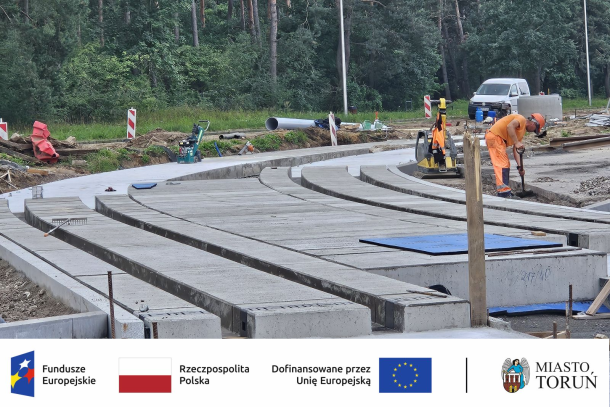 Modernizacja torowiska tramwajowego w Toruniu